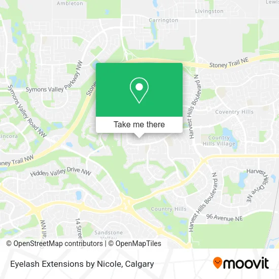 Eyelash Extensions by Nicole map