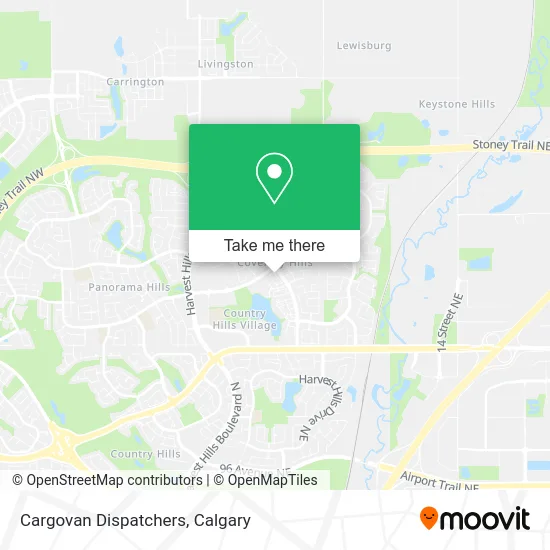 Cargovan Dispatchers map