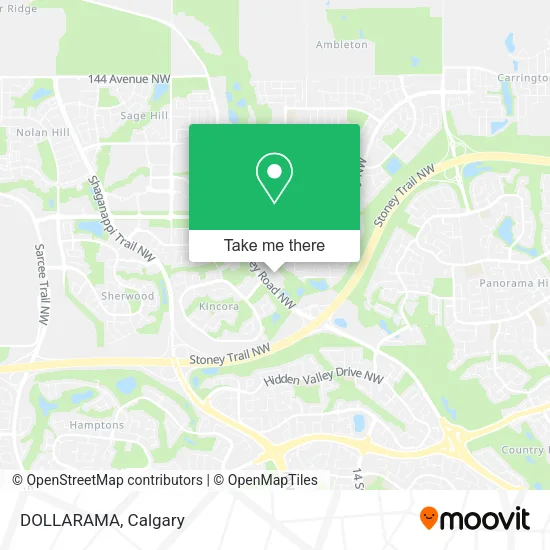 DOLLARAMA map