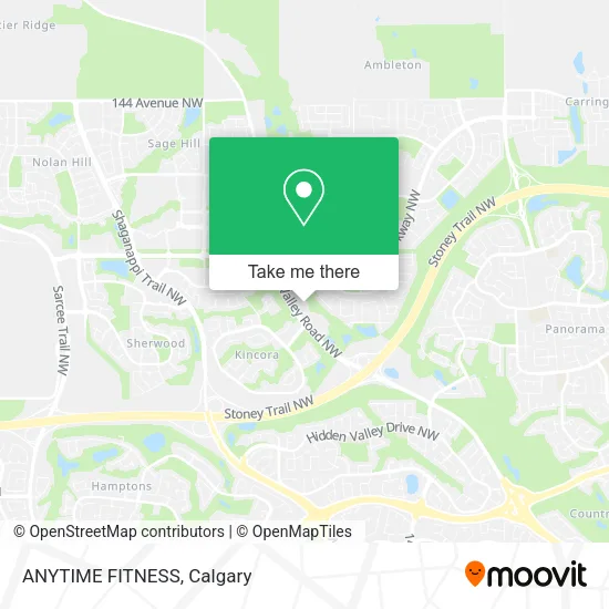 ANYTIME FITNESS map