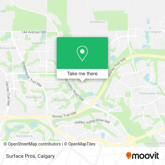 Surface Pros map