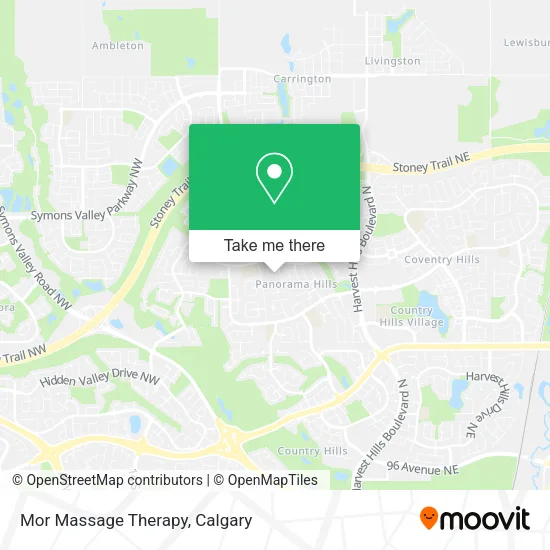 Mor Massage Therapy map
