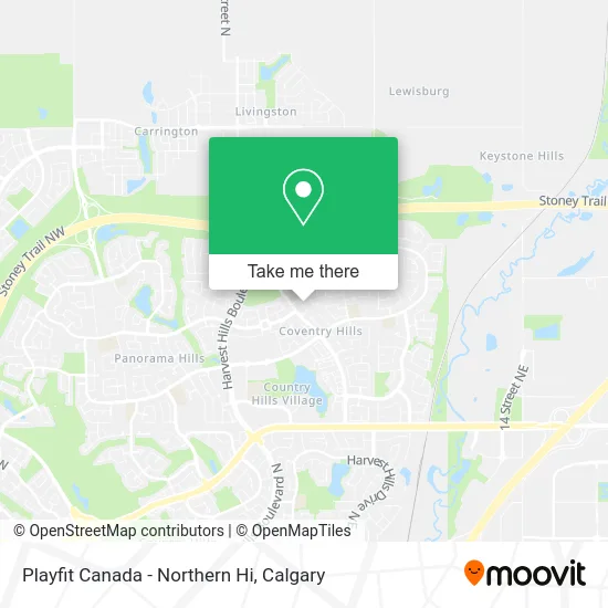 Playfit Canada - Northern Hi map