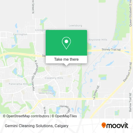 Gemini Cleaning Solutions map
