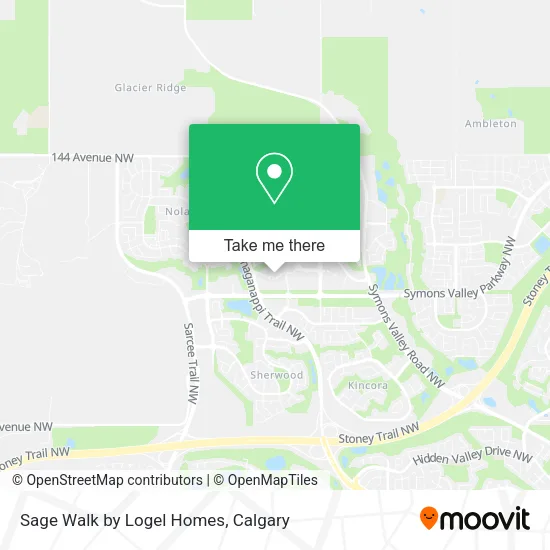 Sage Walk by Logel Homes map