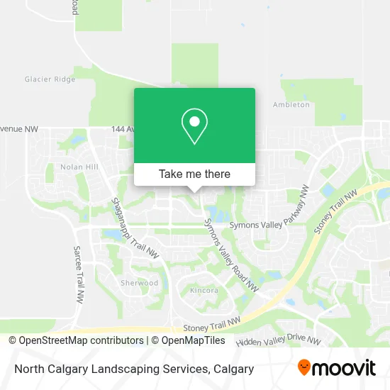 North Calgary Landscaping Services map