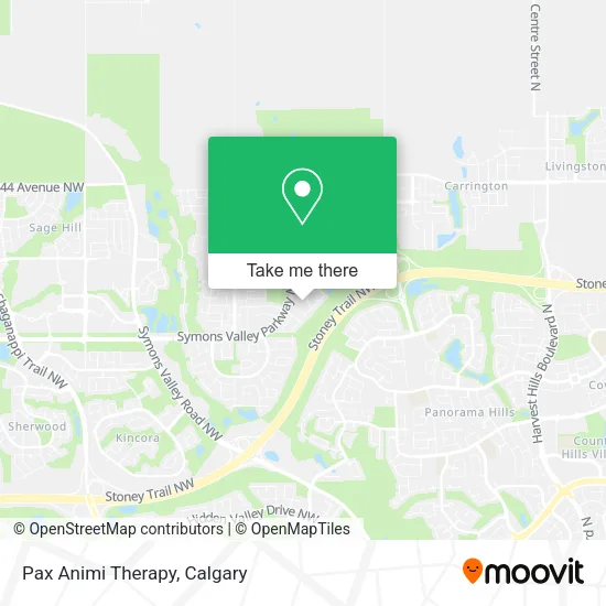 Pax Animi Therapy map