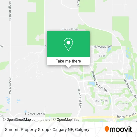 Summit Property Group - Calgary NE map