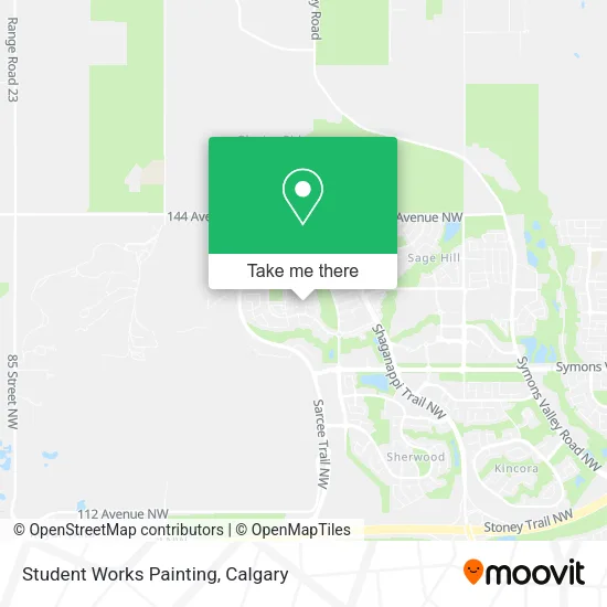Student Works Painting map