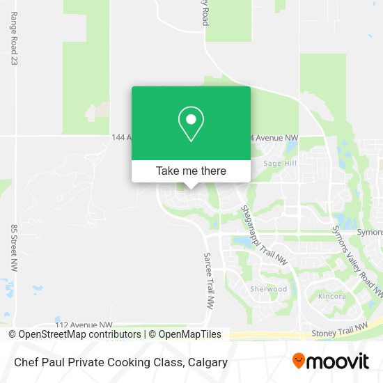 Chef Paul Private Cooking Class map