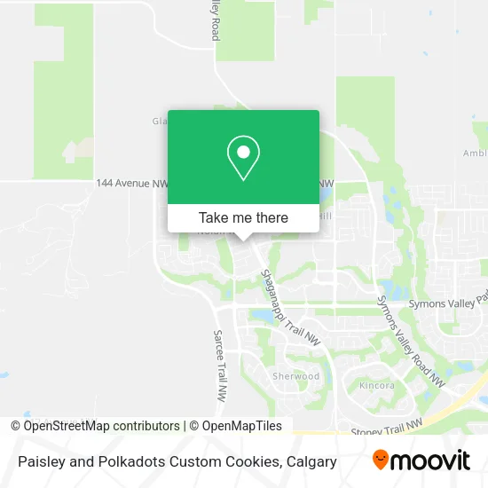 Paisley and Polkadots Custom Cookies map