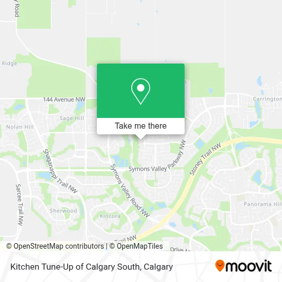 Kitchen Tune-Up of Calgary South map