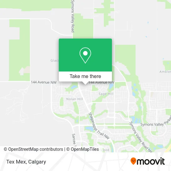 Tex Mex map