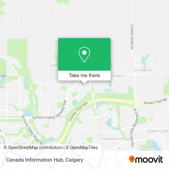 Canada Information Hub map