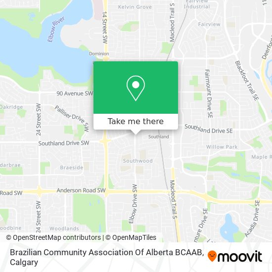 Brazilian Community Association Of Alberta BCAAB map