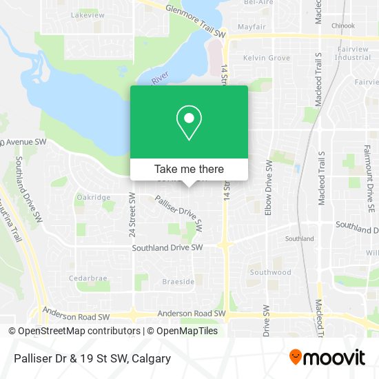 Palliser Dr & 19 St SW plan