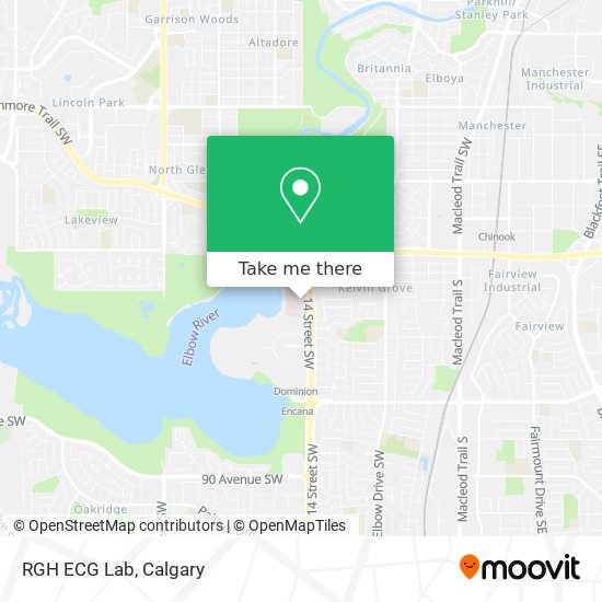 RGH ECG Lab map