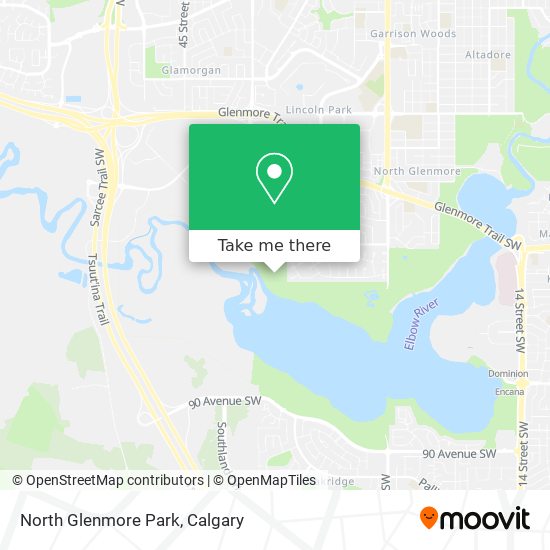 North Glenmore Park map