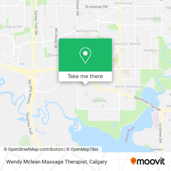 Wendy Mclean Massage Therapist map