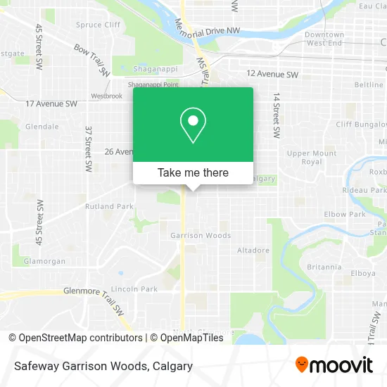 Safeway Garrison Woods map