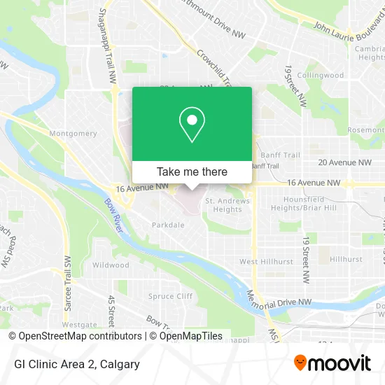 GI Clinic Area 2 map