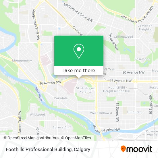 Foothills Professional Building map