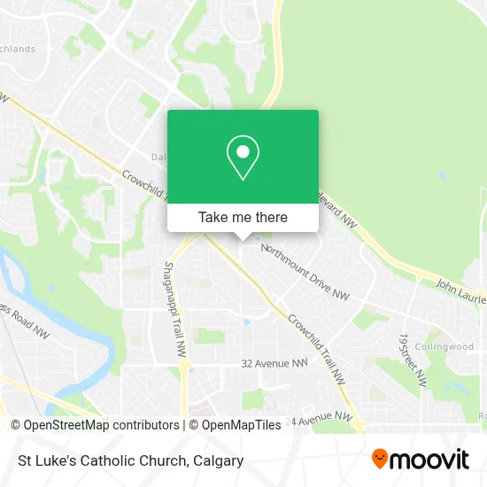 St Luke's Catholic Church map