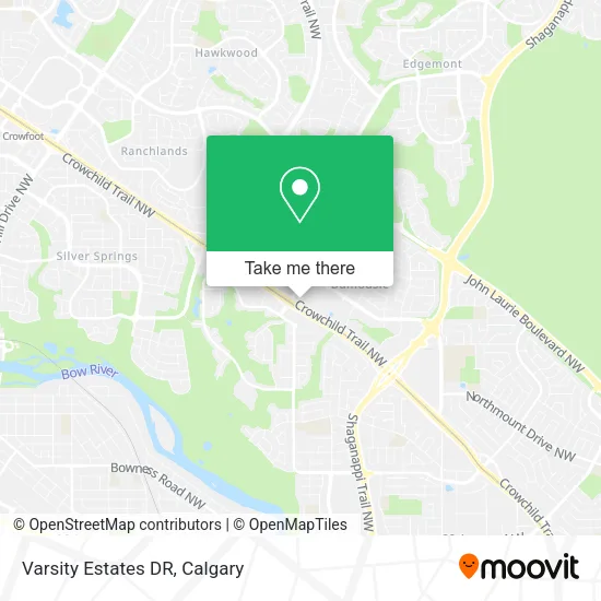 Varsity Estates DR map