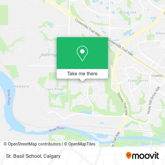 St. Basil School map