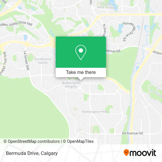 Bermuda Drive map