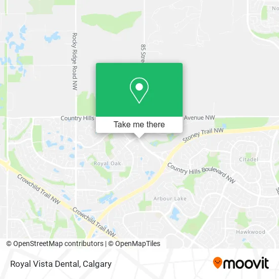 Royal Vista Dental map