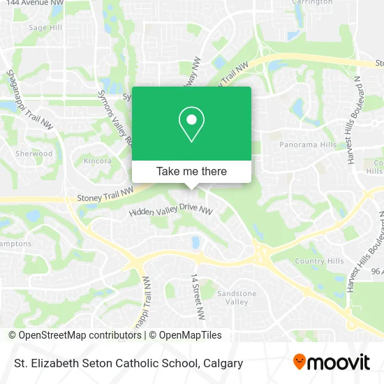 St. Elizabeth Seton Catholic School map