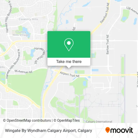 Wingate By Wyndham Calgary Airport map
