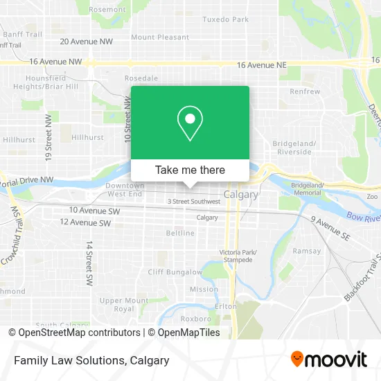 Family Law Solutions map