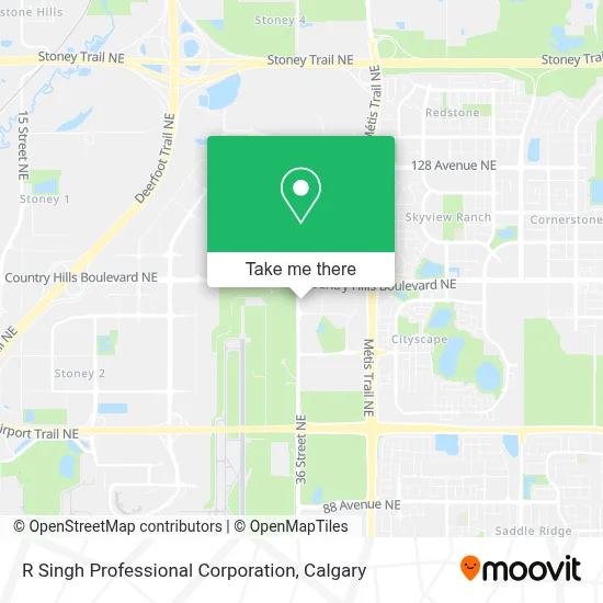 R Singh Professional Corporation map