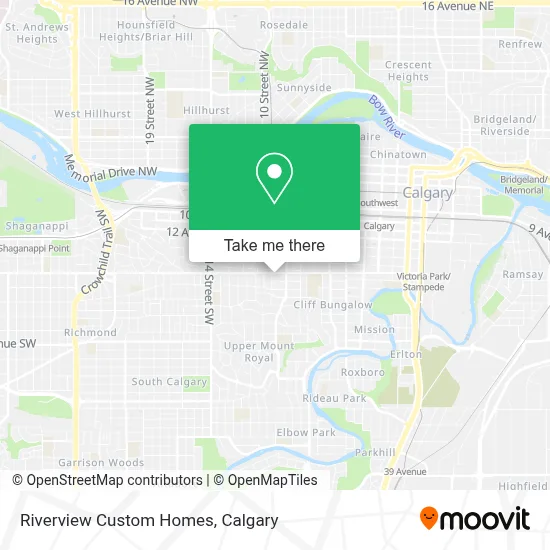 Riverview Custom Homes map
