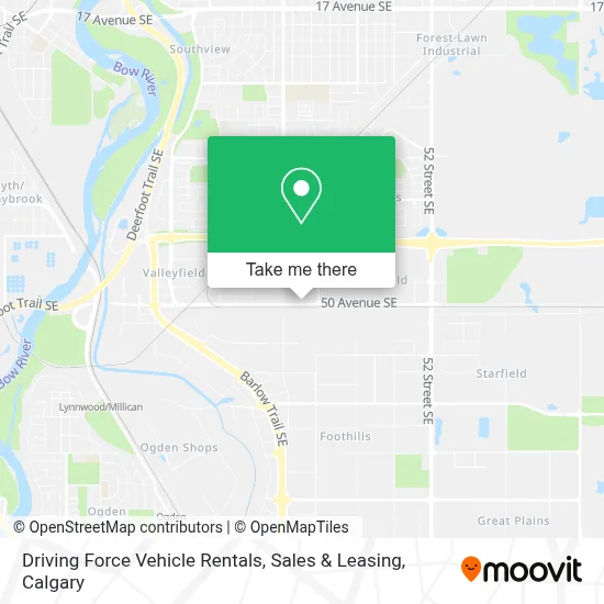 Driving Force Vehicle Rentals, Sales & Leasing map