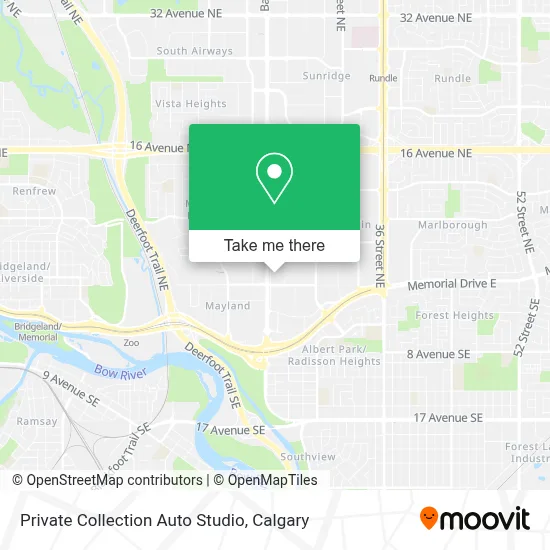 Private Collection Auto Studio map