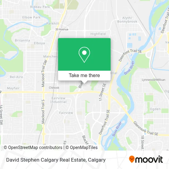 David Stephen Calgary Real Estate map