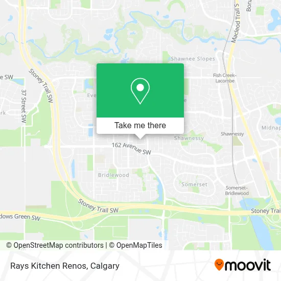 Rays Kitchen Renos map