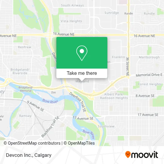 Devcon Inc. map