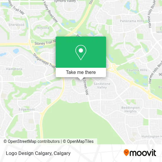 Logo Design Calgary map