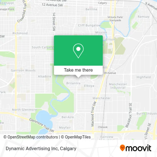 Dynamic Advertising Inc map
