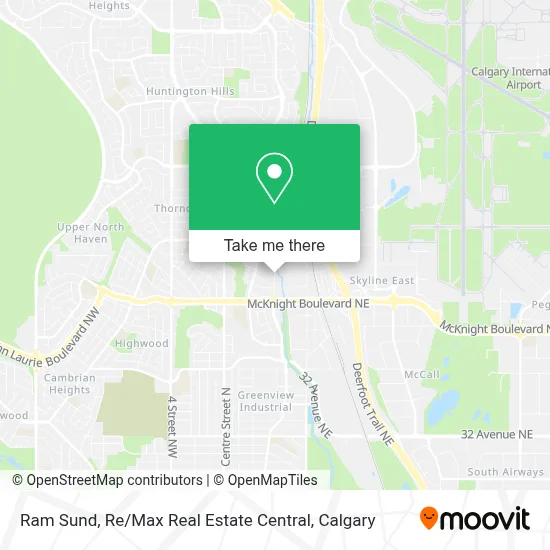 Ram Sund, Re / Max Real Estate Central map