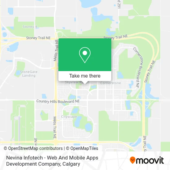 Nevina Infotech - Web And Mobile Apps Development Company map