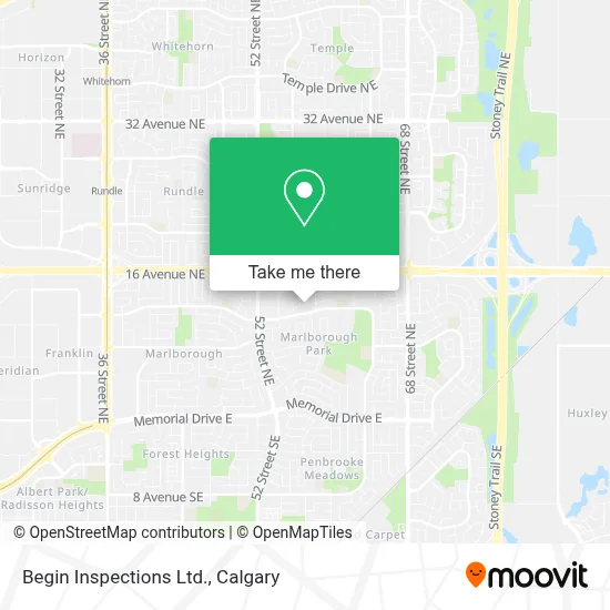 Begin Inspections Ltd. map