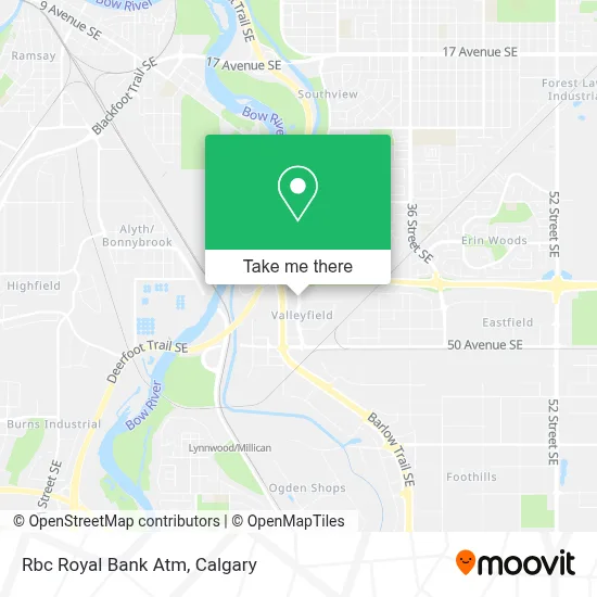 Rbc Royal Bank Atm map