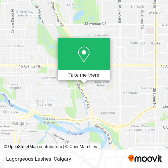 Lagorgeous Lashes map