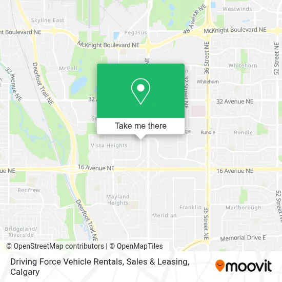 Driving Force Vehicle Rentals, Sales & Leasing map