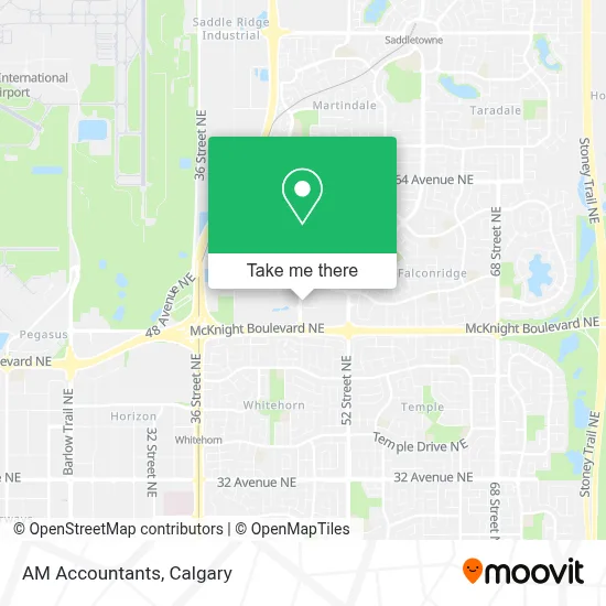 AM Accountants map